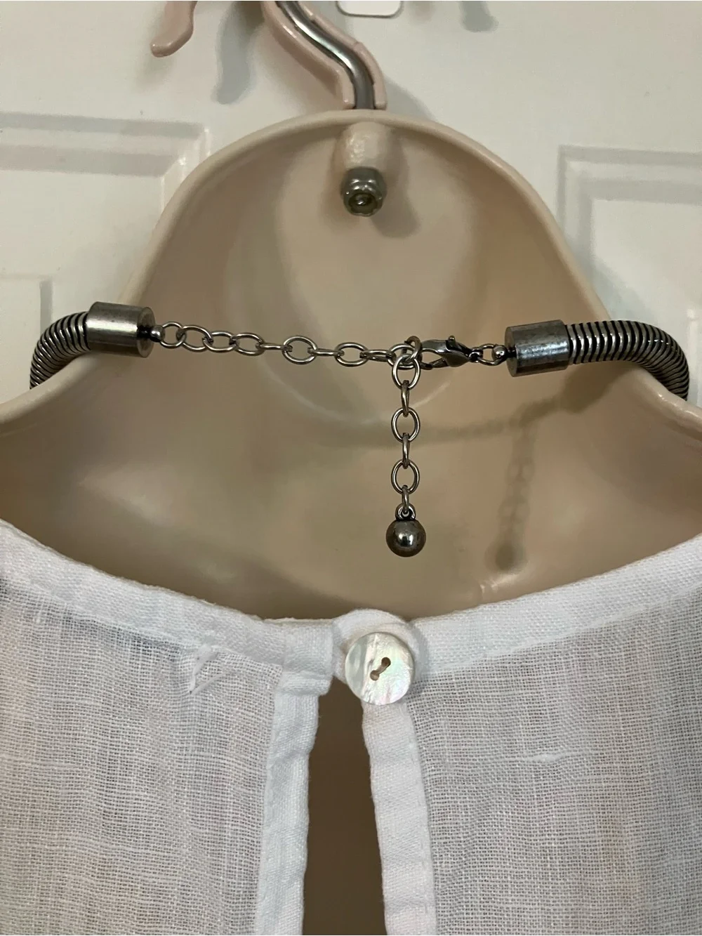Silvertone Necklace Set